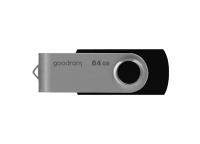 GOODRAM 64 GB Twister UTS2 Black USB 2.0 (UTS2-0640K0R11)