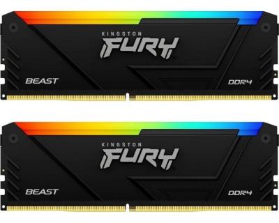 Kingston FURY 16 GB (2x8GB) DDR4 3200 MHz Beast RGB (KF432C16BB2AK2/16)