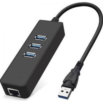 Dynamode 3-Port (USB3.0-Type-A-RJ45-HUB3)