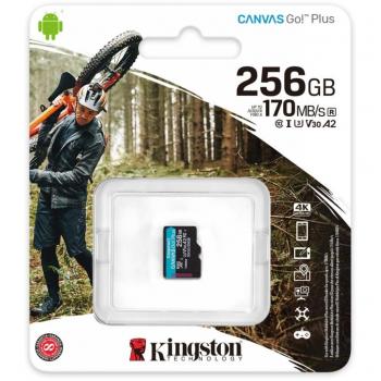 Kingston 256 GB microSDXC class 10 UHS-I U3 Canvas Go! Plus SDCG3/256GBSP