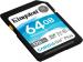 Kingston 64 GB SDXC class 10 UHS-I U3 Canvas Go! Plus SDG3/64GB