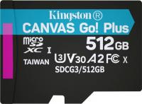 Kingston 512 GB microSDXC class 10 UHS-I U3 Canvas Go! Plus SDCG3/512GBSP