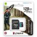 Kingston 128 GB microSDXC class 10 UHS-I U3 Canvas Go! Plus + SD Adapter SDCG3/128GB