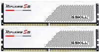 G.Skill 32 GB (2x16GB) DDR5 5600 MHz Ripjaws S5 Matte White (F5-5600J3036D16GX2-RS5W)