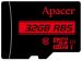 Apacer 32 GB microSDHC Class 10 UHS-I R85 + SD adapter AP32GMCSH10U5-R