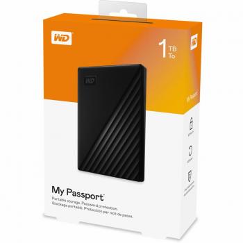 WD My Passport 1 TB Black (WDBYVG0010BBK-WESN)