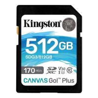 Kingston 512 GB SDXC Class 10 UHS-I U3 Canvas Go Plus SDG3/512GB