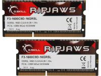 G.Skill 16 GB (2x8GB) DDR3L 1600 MHz Ripjaws Laptop Memory (F3-1600C9D-16GRSL)