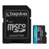 Kingston 64 GB microSDXC Canvas Go! Plus UHS-I U3 V30 A2 Class 10 + SD-adapter (SDCG4/64GB)