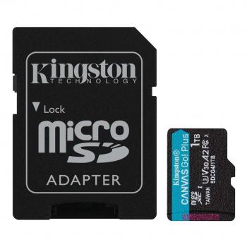 Kingston 1 TB microSDXC Canvas Go! Plus UHS-I U3 V30 A2 Class 10 + Adapter (SDCG4/1TB)