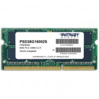 PATRIOT 8 GB SO-DIMM DDR3 1600 MHz (PSD38G16002S)