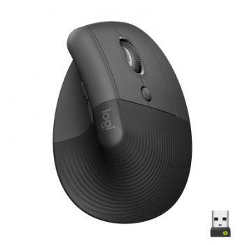 Logitech Lift Vertical Ergonomic Mouse Graphite (910-006473)