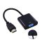 STLab HDMI - VGA Black (U-990 PRO BTC)