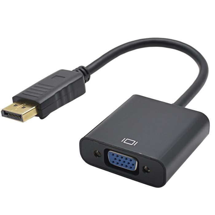 STLab DisplayPort - VGA Black (U-997)