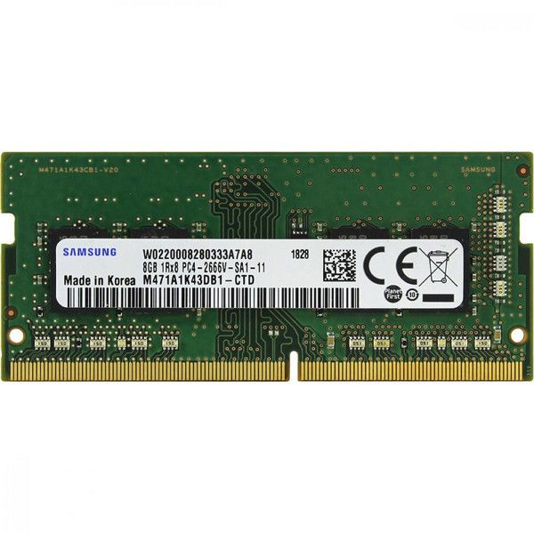 Samsung 8 GB SO-DIMM DDR4 2666 MHz (M471A1K43CB1-CTD)