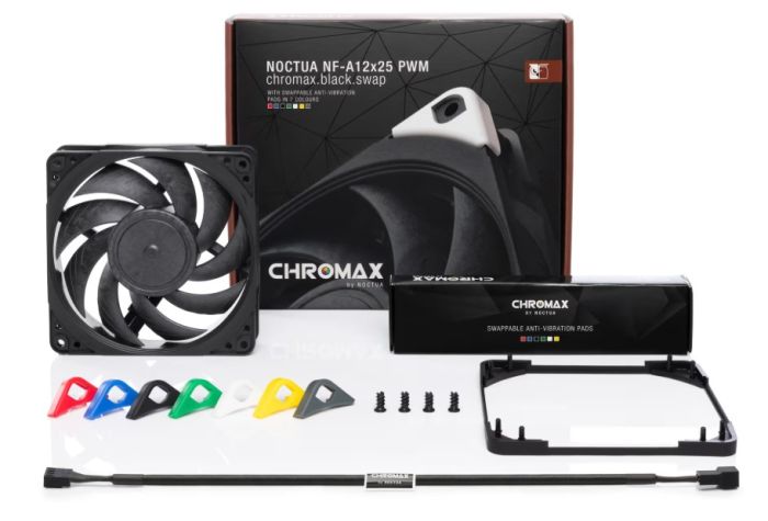 Noctua NF-A12X25 PWM chromax.black.swap