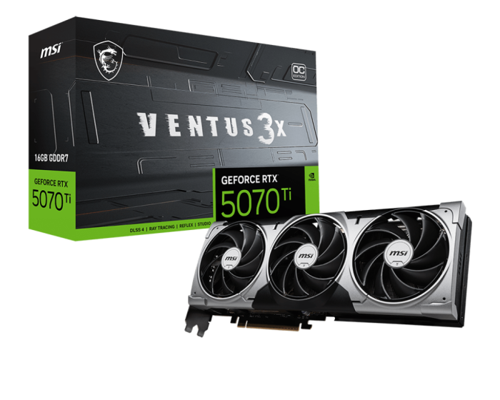 MSI GeForce RTX 5070 Ti 16G VENTUS 3X OC (912-V531-083)