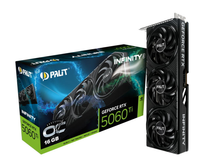 Palit GeForce RTX 5060 Ti Infinity 3 OC (NE7506TS19T1-GB2061S)