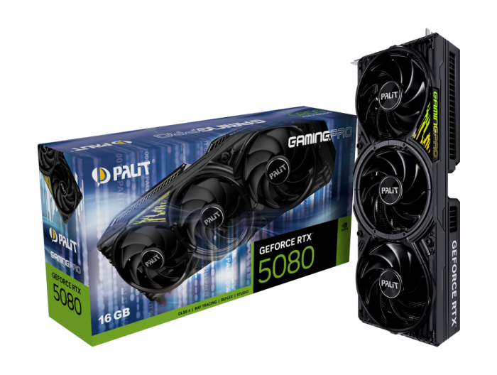 Palit GeForce RTX 5080 GamingPro (NE75080019T2-GB2031A)