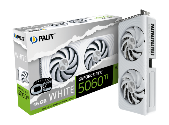 Palit GeForce RTX 5060 Ti White OC (NE7506TU19T1-GB2061M)