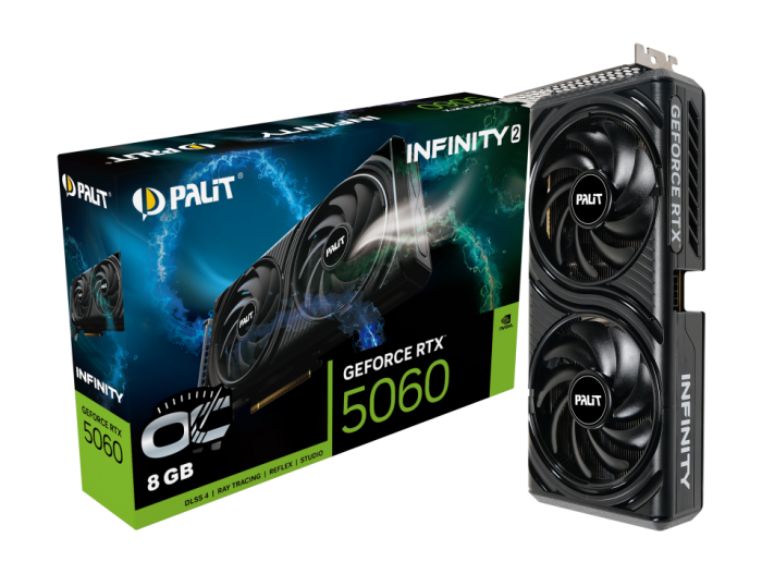 Palit GeForce RTX 5060 Infinity 2 OC (NE75060V19P1-GB2063L)