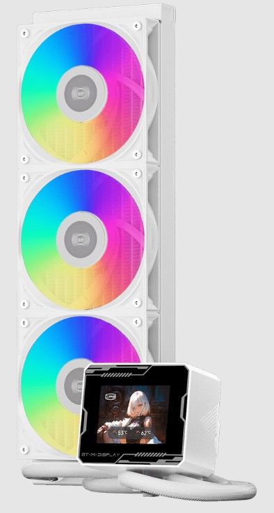 Водяне охолодження PCCooler GT360M ARGB Display White (GT360M-WHAWXX-GL)