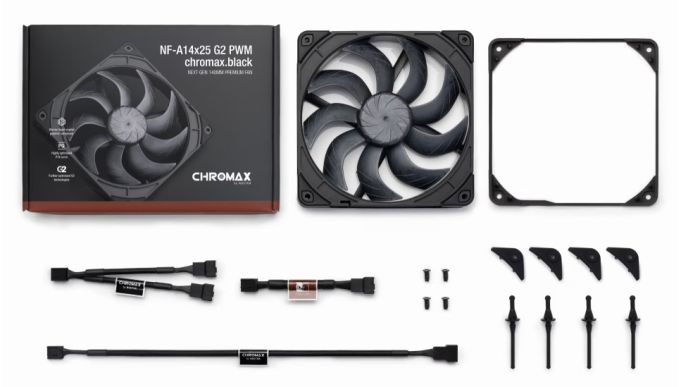 Noctua NF-A14x25 G2 PWM chromax.black