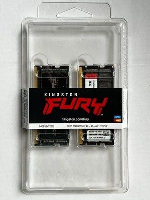 Kingston FURY 64 GB (2x32GB) SO-DIMM DDR5 5600 MHz Impact (KF556S40IBK2-64)