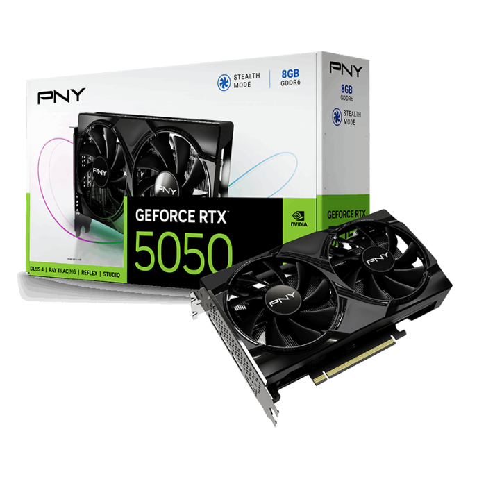 PNY GeForce RTX 5050 Dual Fan 8 GB (VCG50508DFXPB1)