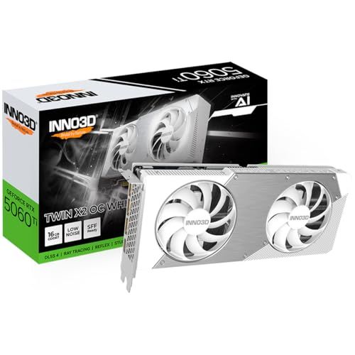 INNO3D GeForce RTX 5060 Ti 16GB TWIN X2 OC WHITE (N506T2-16D7X-191073W)