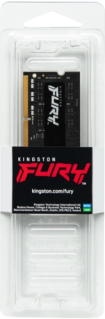 Kingston FURY 8 GB SO-DIMM DDR4 3200 MHz Impact (KF432S20IB/8)