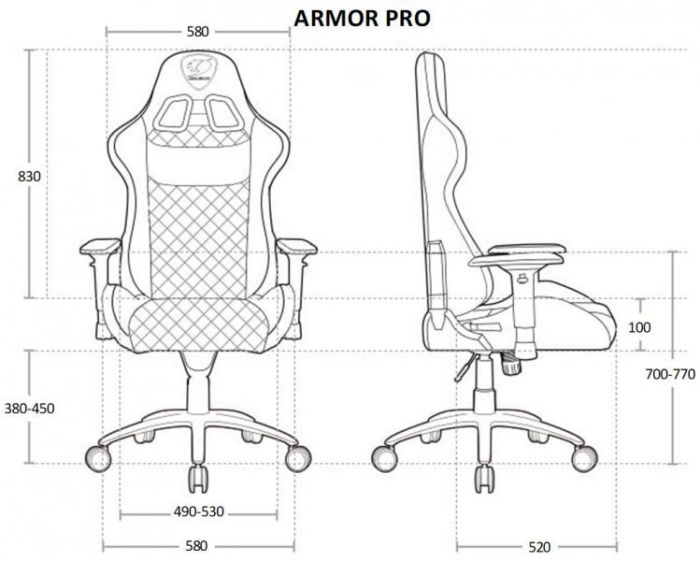 Cougar Armor PRO black/orange