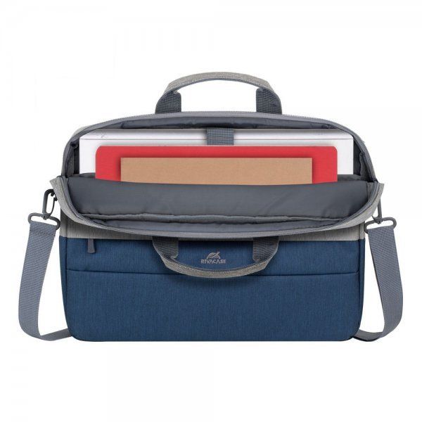 Rivacase Сумка для ноутбука 7532 15.6" Grey/Dark blue (7532 (Grey/Dark blue))
