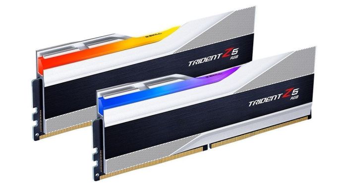 G.Skill 32 GB (2x16GB) DDR5 6000 MHz Trident Z5 RGB Silver (F5-6000J3238F16GX2-TZ5RS)