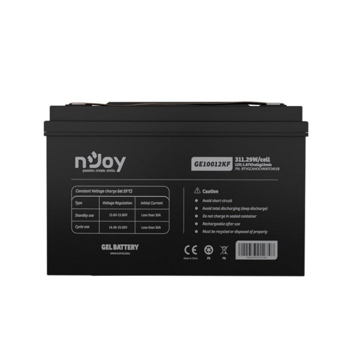 NJOY GE10012KF 12V 100AH GEL (BTVGCAHOCHKKFCN01B)
