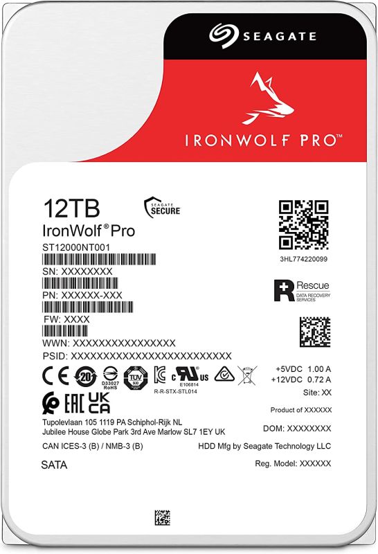 Seagate IronWolf Pro 12 TB (ST12000NT001)