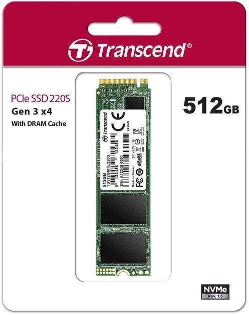 Transcend NVMe SSD 220S 512 GB (TS512GMTE220S)