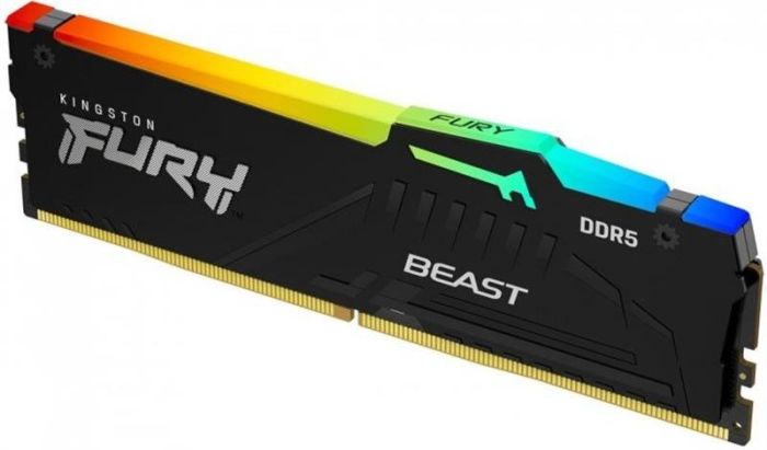 Kingston FURY 16 GB DDR5 6000 MHz Beast RGB Black (KF560C30BBA-16)