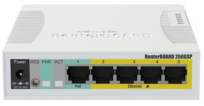 Mikrotik RB260GSP (CSS106-1G-4P-1S) Mikrotik RB260GSP (CSS106-1G-4P-1S)