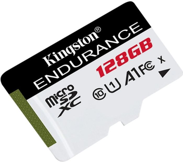 Kingston 128 GB microSDXC Class 10 UHS-I A1 Endurance + SD Adapter SDCE/128GB