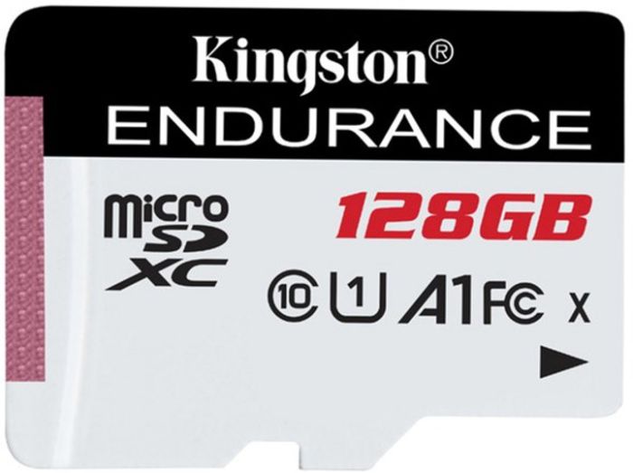 Kingston 128 GB microSDXC Class 10 UHS-I A1 Endurance + SD Adapter SDCE/128GB