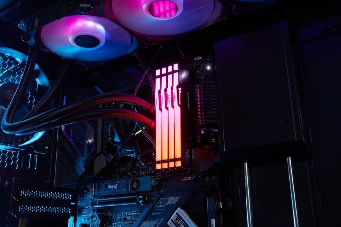 Kingston FURY 16 GB DDR5 6000 MHz Beast RGB Black (KF560C30BBA-16)