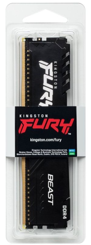 Kingston FURY 16 GB DDR4 3600 MHz Beast Black (KF436C18BB/16)