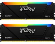 Kingston FURY 64 GB (2х32GB) DDR4 3200 MHz Beast RGB (KF432C16BB2AK2/64) Kingston FURY 64 GB (2х32GB) DDR4 3200 MHz Beast RGB (KF432C16BB2AK2/64)