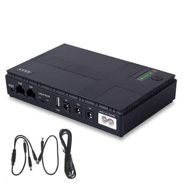 ДБЖ для роутера XoKo DC1018P Black (XK-DC1018P-BK)