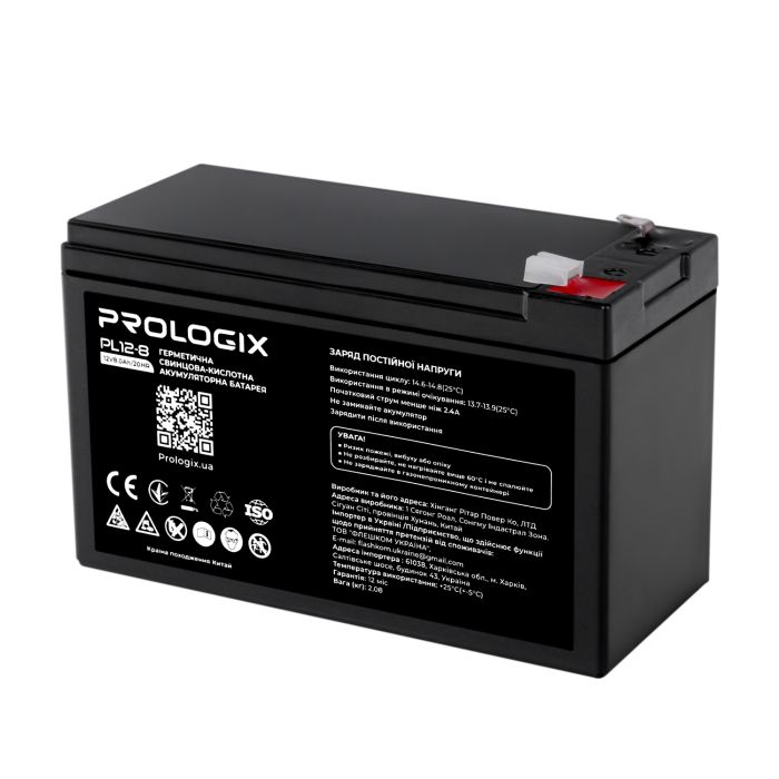 Prologix 12V 8AH (PL12-8) AGM