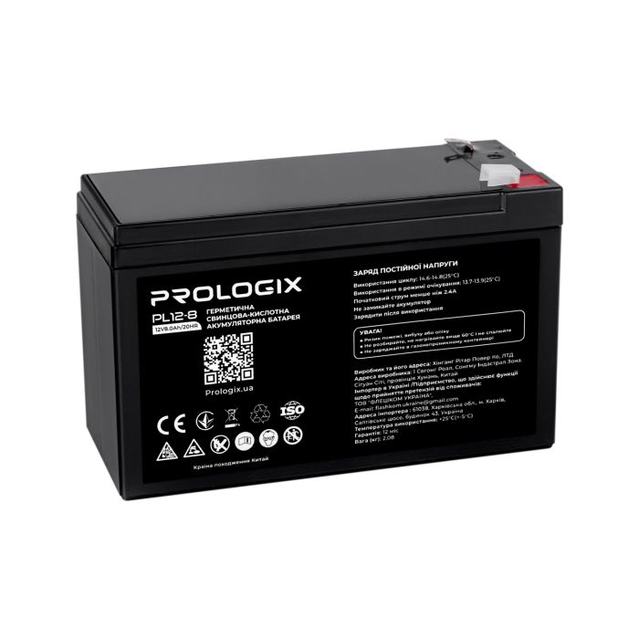 Prologix 12V 8AH (PL12-8) AGM