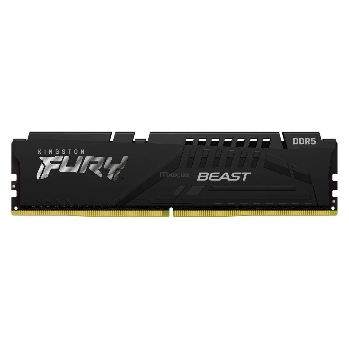 Пам'ять для настільних комп'ютерів Kingston FURY 16 GB DDR5 5600 MHz Beast Black (KF556C40BB-16)
