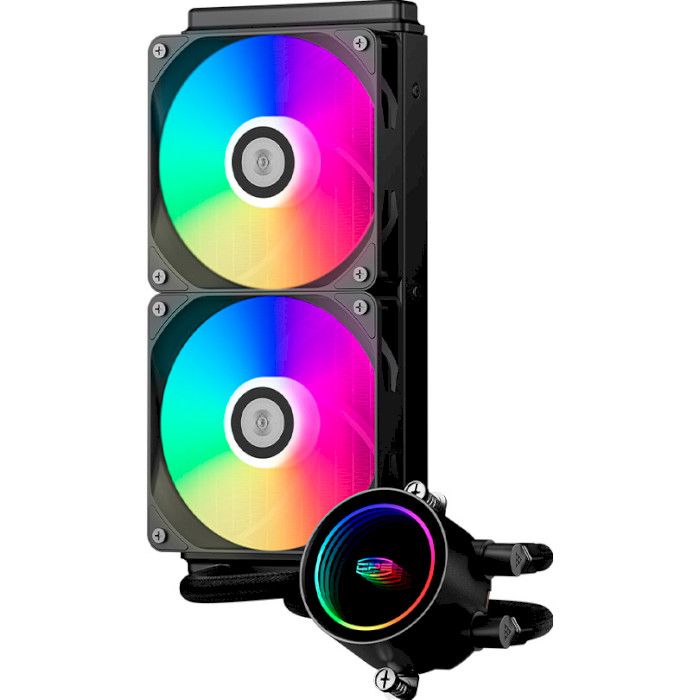 Водяне охолодження PCCooler DA240 ARGB Black (DA240-BKAWXX-GL)