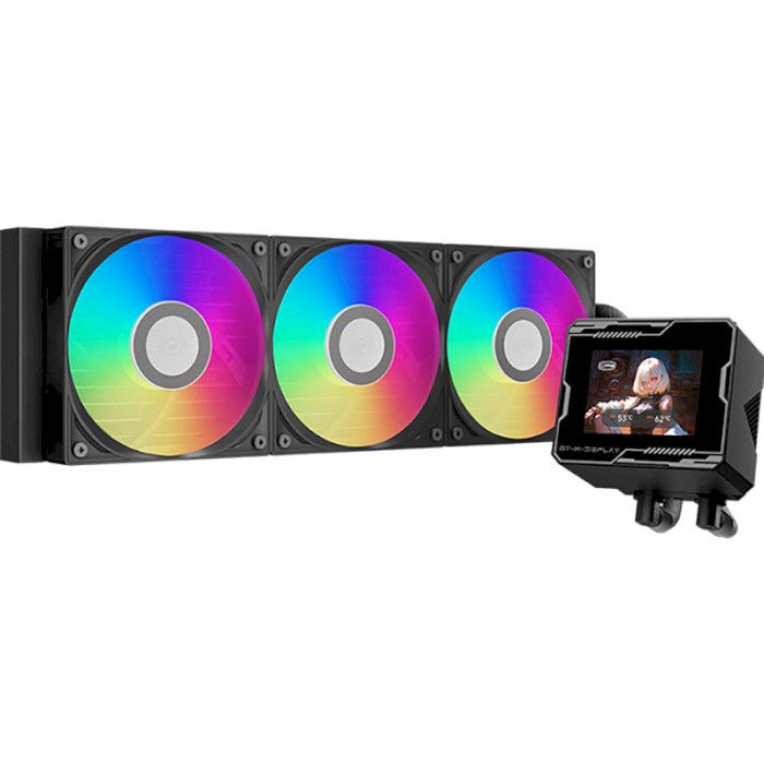 Водяне охолодження PCCooler GT360M ARGB Display Black (GT360M-BKAWXX-GL) 